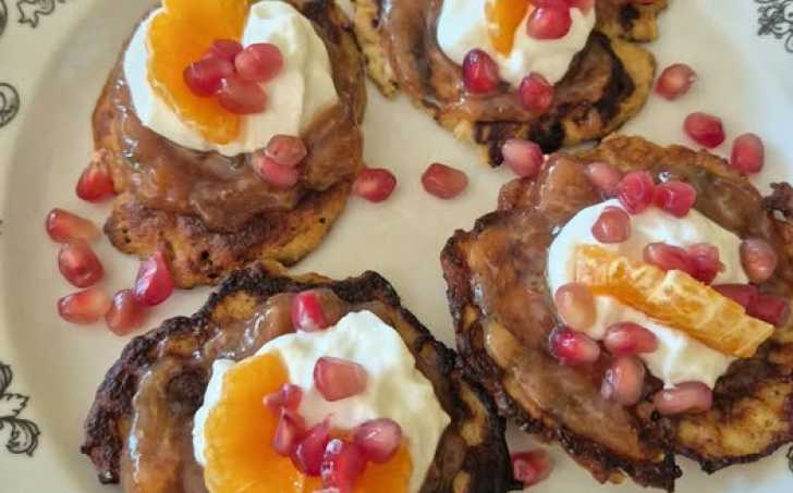 Tvarohovo jablečné lívanečky