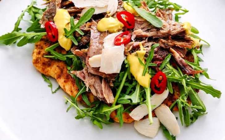 Cottage placka s kachním masem