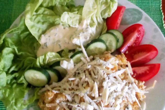 Květáková smaženice s domácí tatarkou