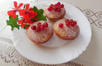 Rybízové muffiny