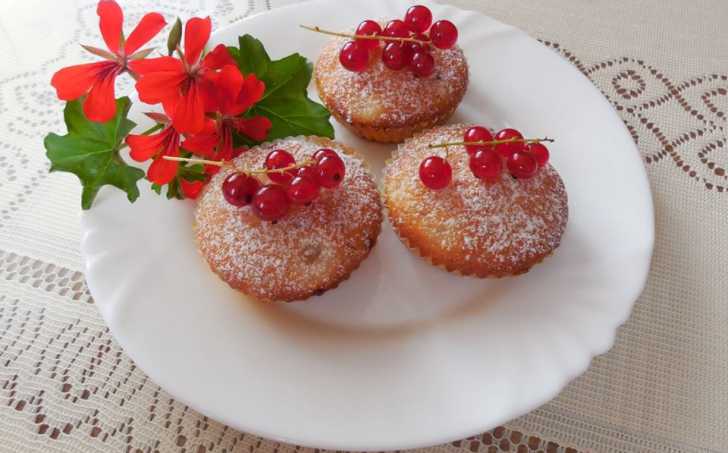 Rybízové muffiny