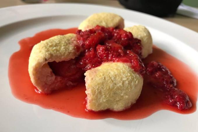 Jahodové knedlíky - nízkosacharidové