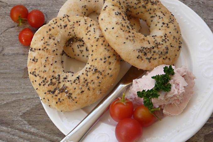 Rýžové bagely bez lepku, mléka i vajíček, sóji, kukuřice