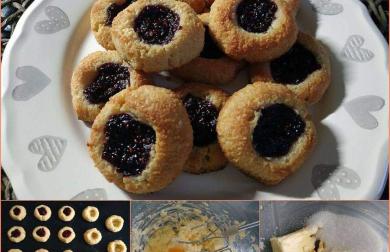 THUMBPRINT COOKIES - nízkosacharidové