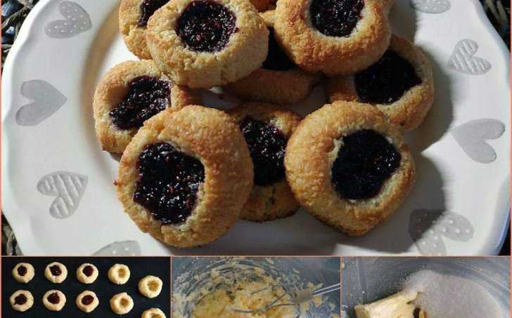 THUMBPRINT COOKIES - nízkosacharidové