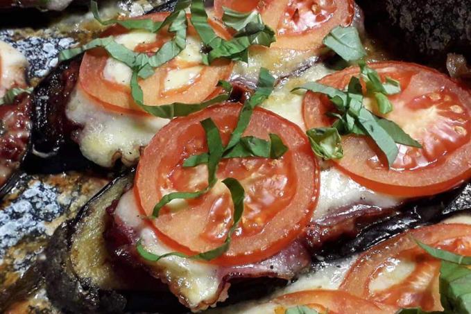 Lilek ala pizza - nízkosacharidový