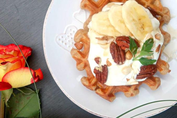 Banánové vafle bez cukru (od 8 měsíců)