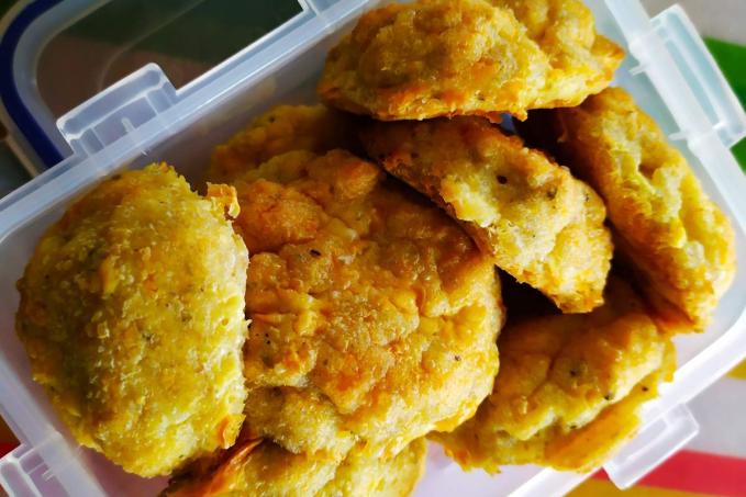 Kroketky z ryby, sýru a vajíčka