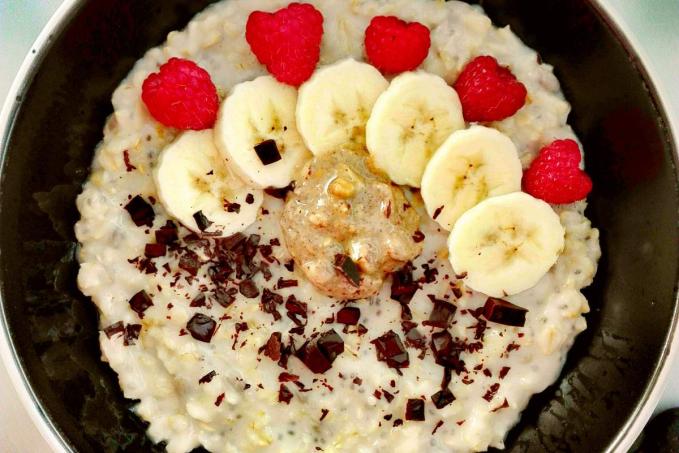 Kokosová ovesná kaše