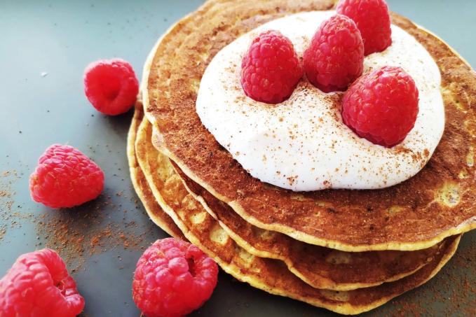 Lívanečky z mozzarelly a lněného semínka - low carb