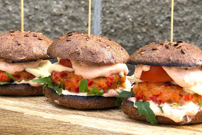 LOW CARB mini BURGER!!!