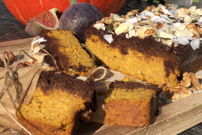 Dezert z dýně Hokaido!! Výborný LOW CARB Dezert ke kávě!