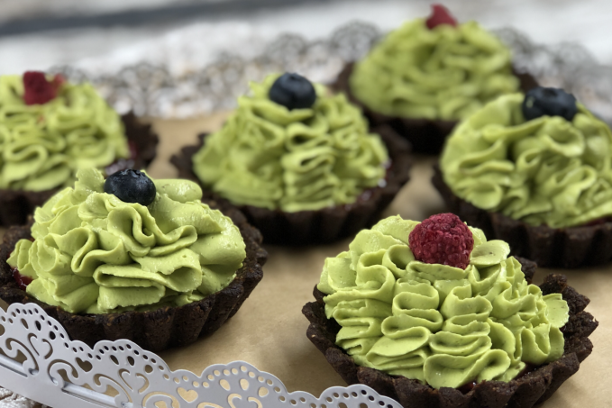 Čokoládové TARTALETKY s ovocem a MASCARPONE!!  Low carb!!!