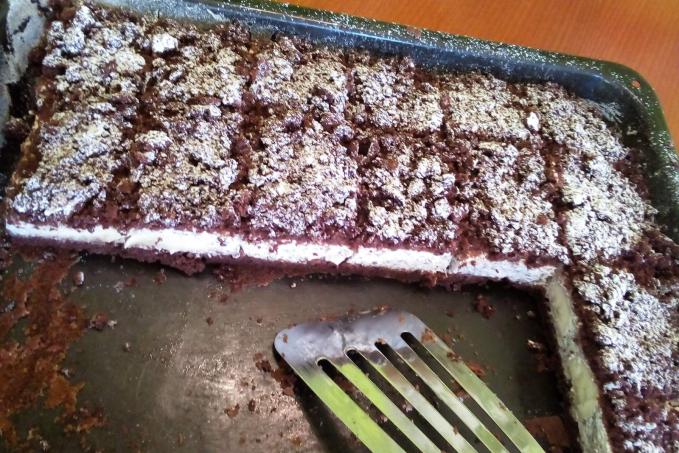 Krtkův dort na plech