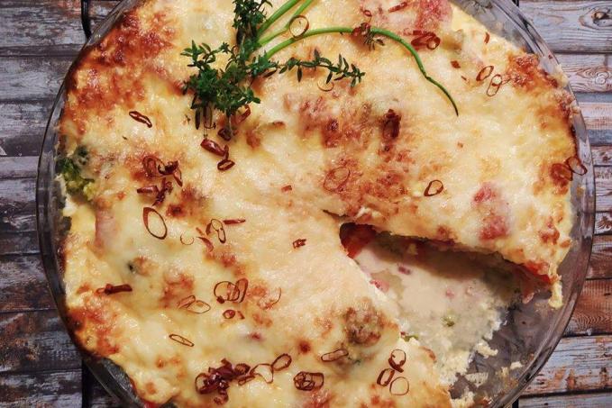 Odlehčená frittata – bez lepku, též lze i bezlaktózy