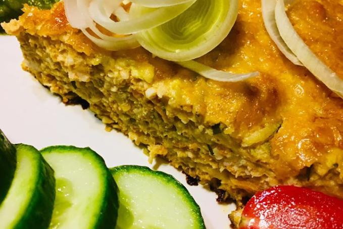 Kuřecí nákyp s dýňovošpenátovým pyré - LC