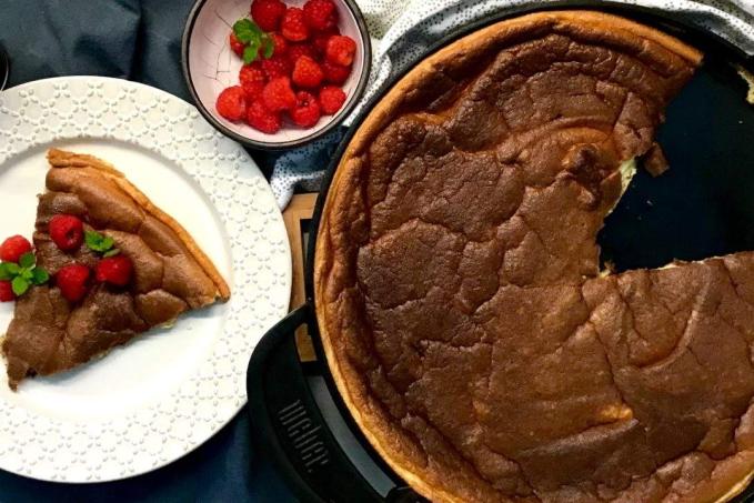 Sladká omeleta pečená v troubě