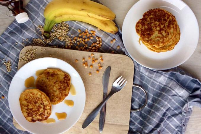 Kukuřično-pohankové kynuté lívance