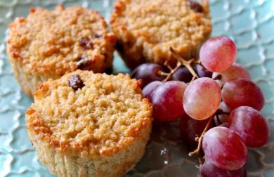 Nadýchané pšenové (jáhlové) muffiny