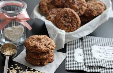 Bezlaktózové kokosovo-ovsené cookies