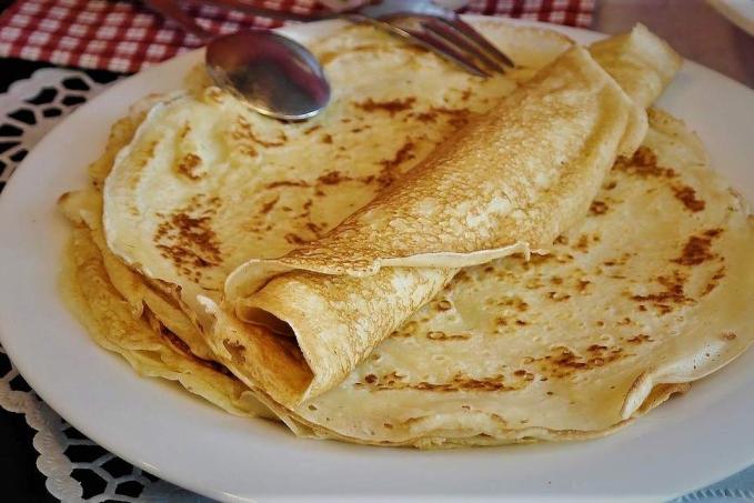 Tvarohové těsto na jemné francouzské palačinky