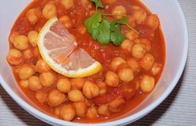 Voňavá indická cizrna - butter chickpeas