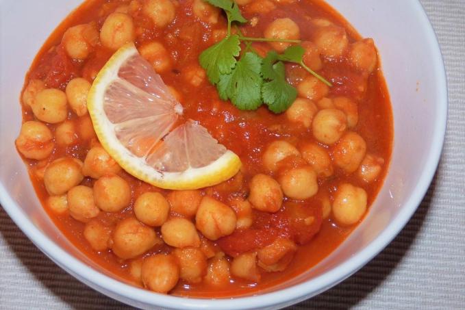 Voňavá indická cizrna - butter chickpeas