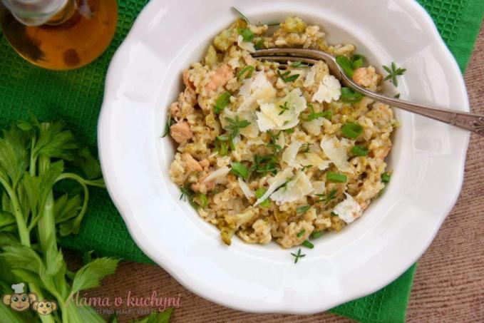 Brokolicové rizoto s kuřecím (od 7 měsíců)