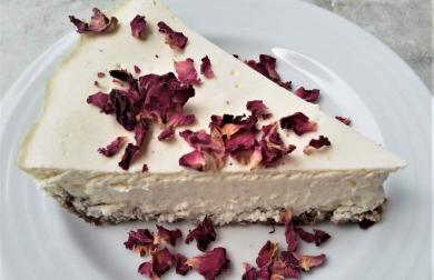 Tvarohový koláč low carb - cheesecake