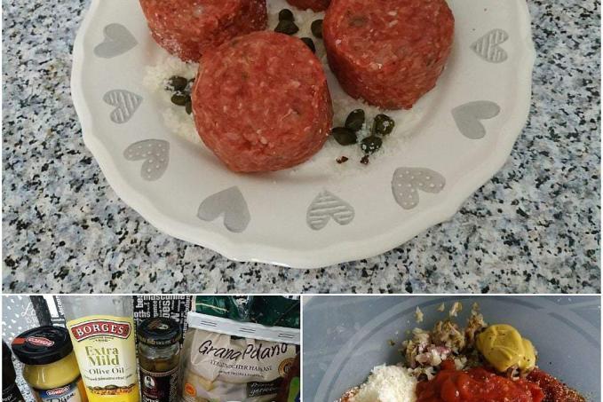 TATARSKÝ BIFTEK PO ITALSKU