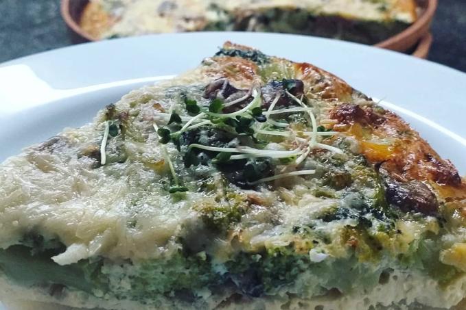 Brokolicový "QUICHE" bez těsta