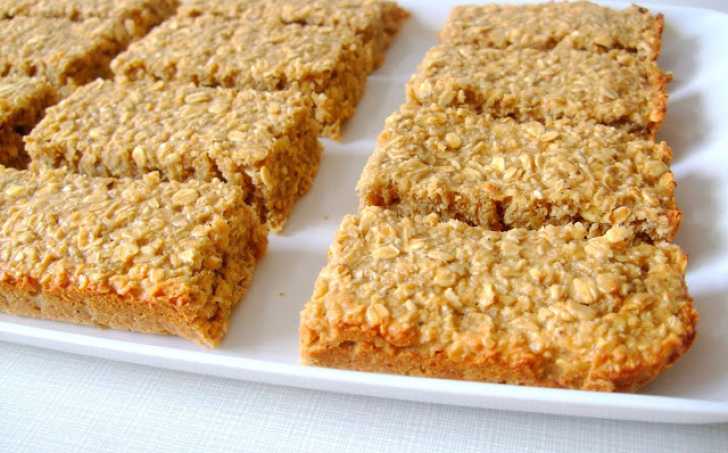 Pečené ovesné flapjacky