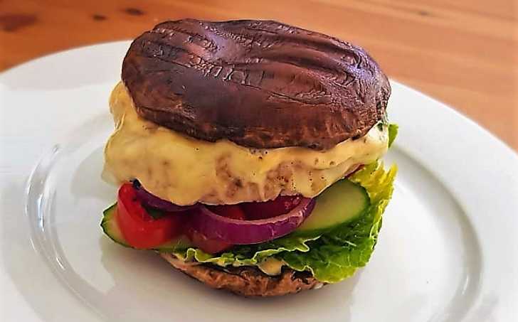 Portobello krůtí burger