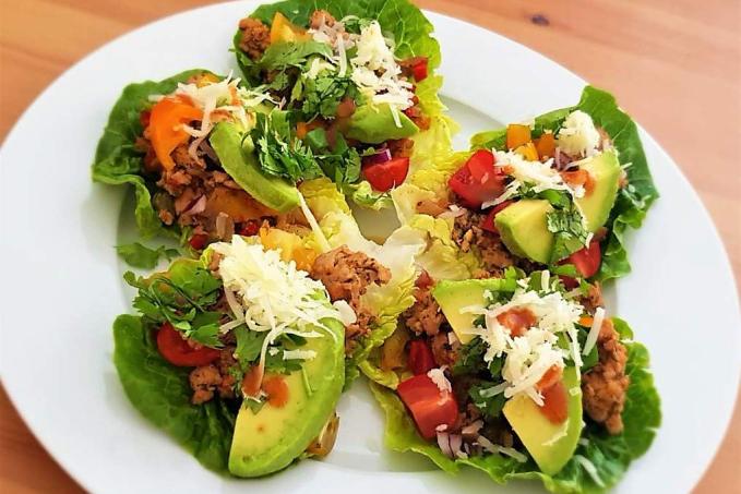 Nízkosacharidové tacos s mletým masem