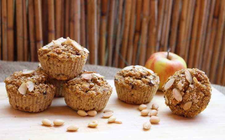 Vločkové muffiny s kakaovými boby