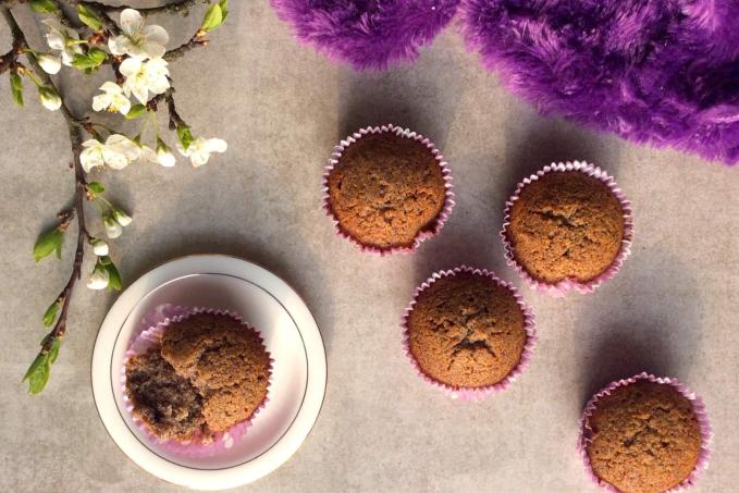 Makové muffiny z kokosové mouky