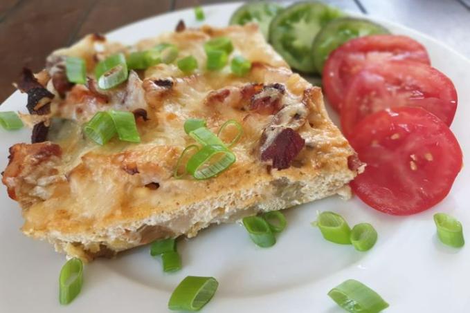 Zapečený patizon a cuketa s masem