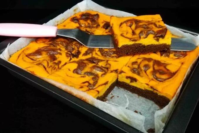 Dýňové mramorové řezy