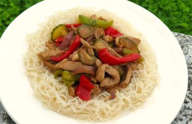 Vepřové stir-fry s ústřicovou omáčkou - LC