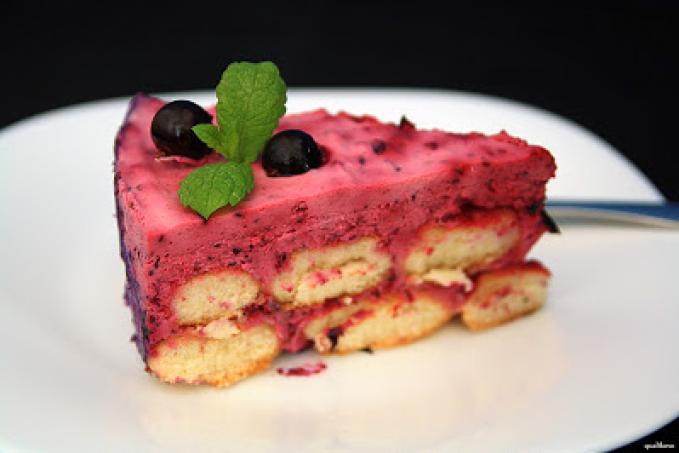 Rybízové tiramisu