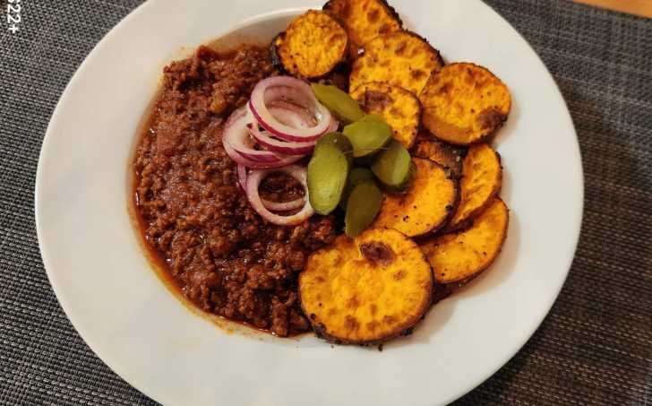 Chilli con carne s batáty