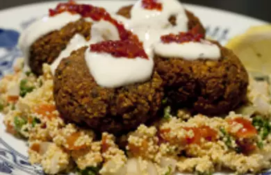 Falafel tabouleh