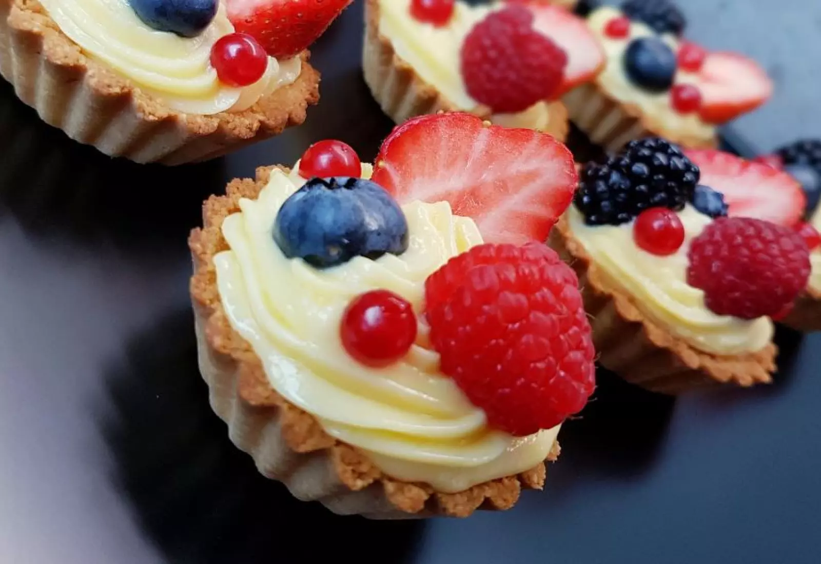 Košíčky s vanilkovým krémem